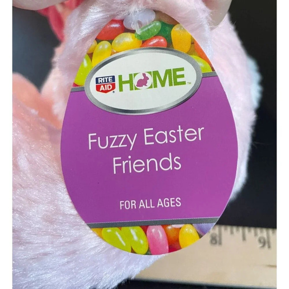 Best Made Toys‎ Pink Plush Bunny Polka Dot Ears & Feet Easter Stuffed Animal NEW - Picture 7 of 8